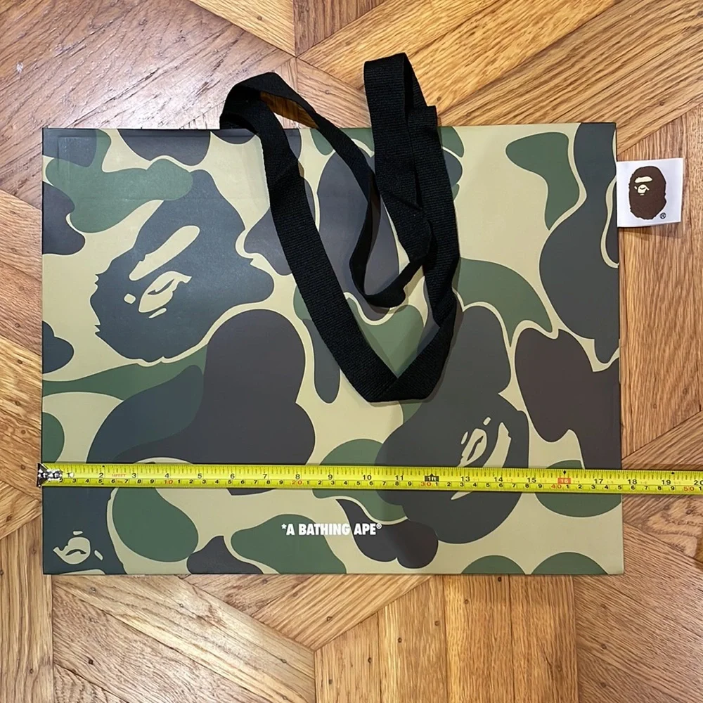 Bape | Other | Bape Label Design Large Shopping Bag | Poshmark